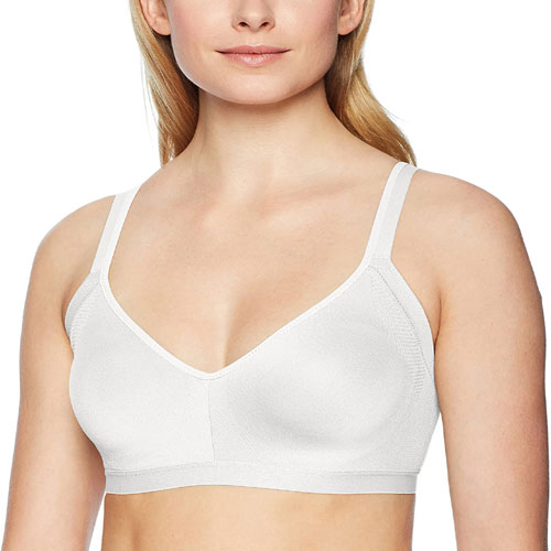 Warner's Womens Blissful Benefits Easy Size Simple Sized No Bulge Wirefree bra