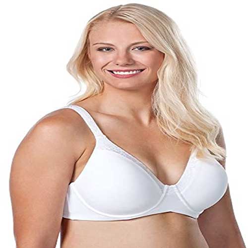 LEADING LADY Women's with Underwire Support best plus size t shirt bra