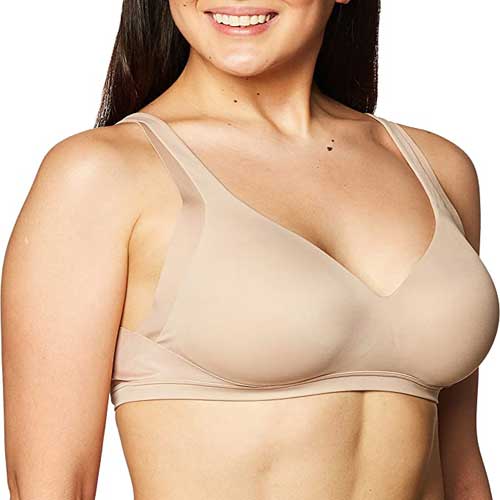 Warner's Women's No Side Effects Underarm and Back-Smoothing Comfort best plus size t shirt bra
