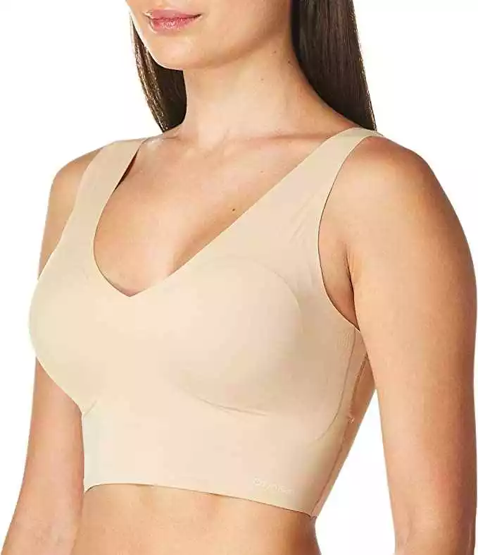 Calvin Klein Women's Perfectly Fit Lightly Lined Memory Touch T-Shirt Bra Best Bra for Side Boob