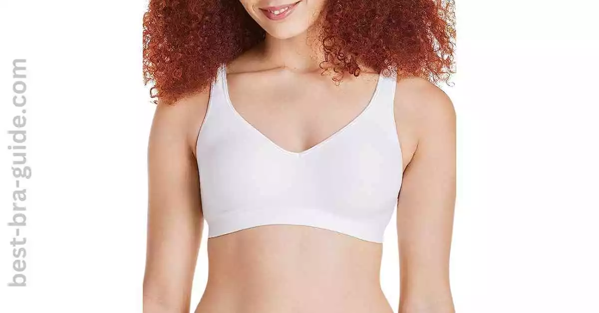 Hanes Women's Wireless Bra with Cooling, Seamless Smooth Comfort Wirefree T-Shirt Bra 16